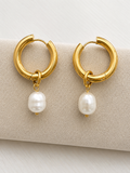 Pearl Hoops