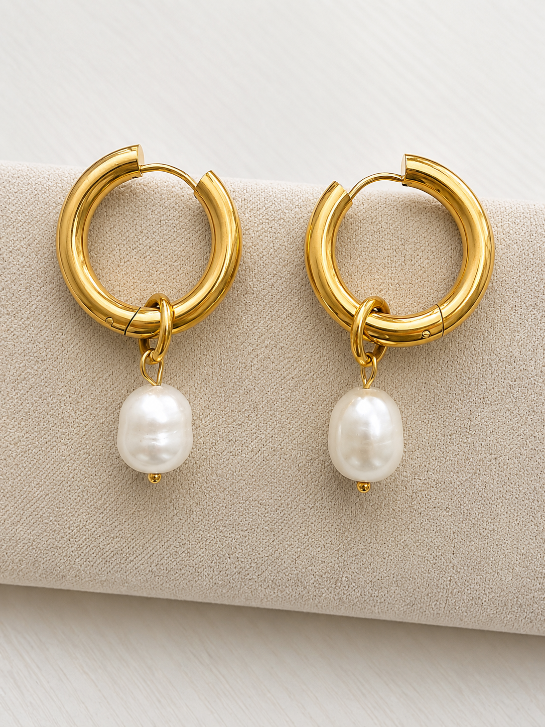 Pearl Hoops