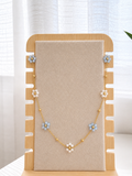 Blue & White Flower Necklace