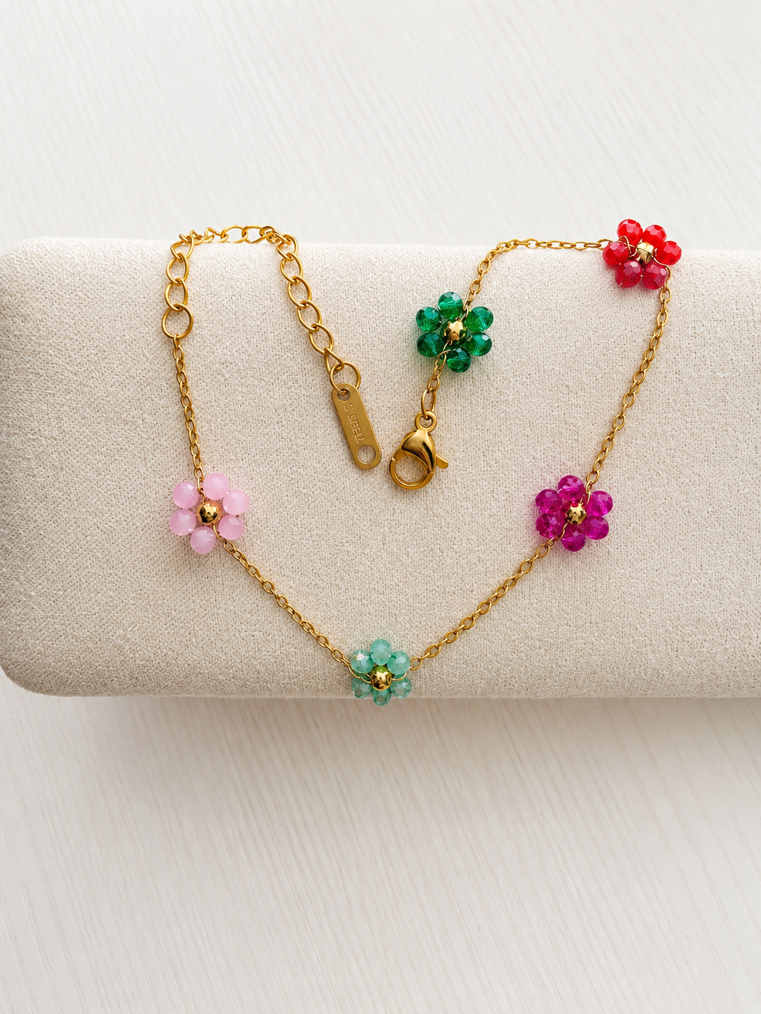 Multicolor Flower Bracelet