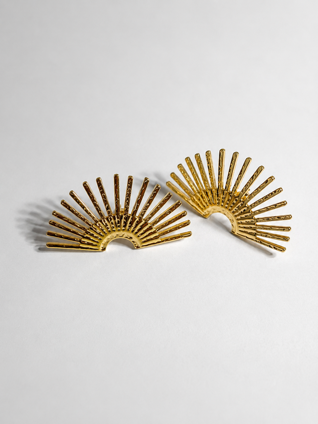 Golden Arc Earrings