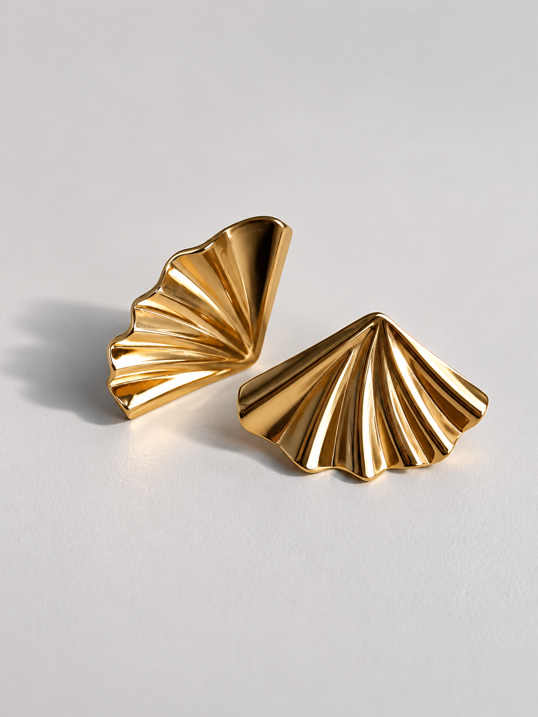 Golden Leaf Earrings